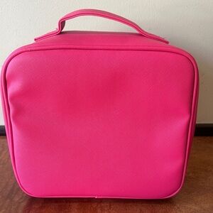 Vibrant Pink Travel or party cosmetics Case